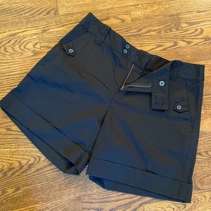 Banana Republic ‘Martin Fit’ stretch shorts, black, size10. Excellent condition!